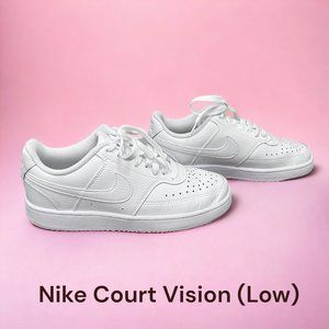Nike Court Vision Low Women's Shoe Size 7 White Sneaker style CD5434-100